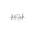 Nurse Life Heartbeat – Sticker