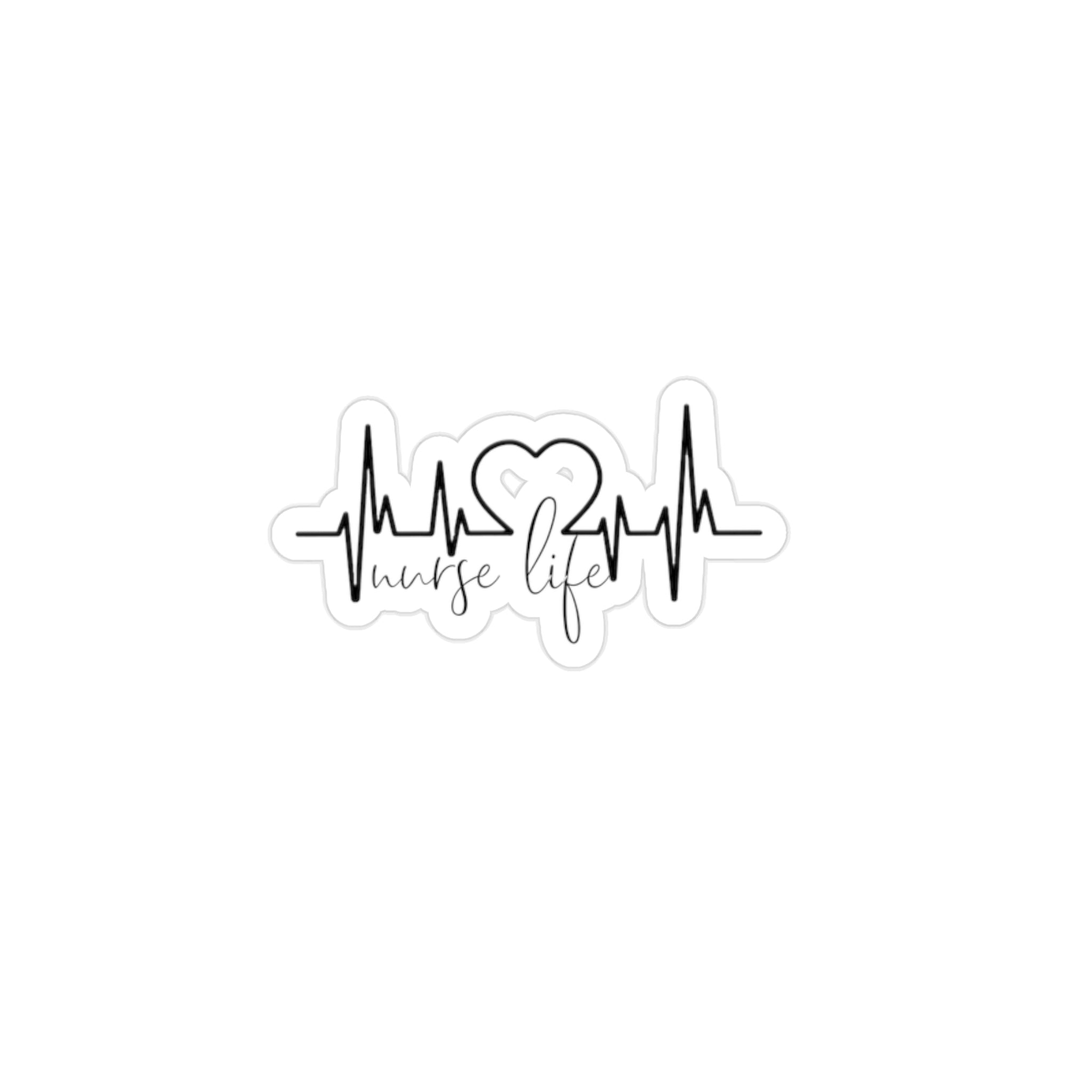 Nurse Life Heartbeat – Sticker
