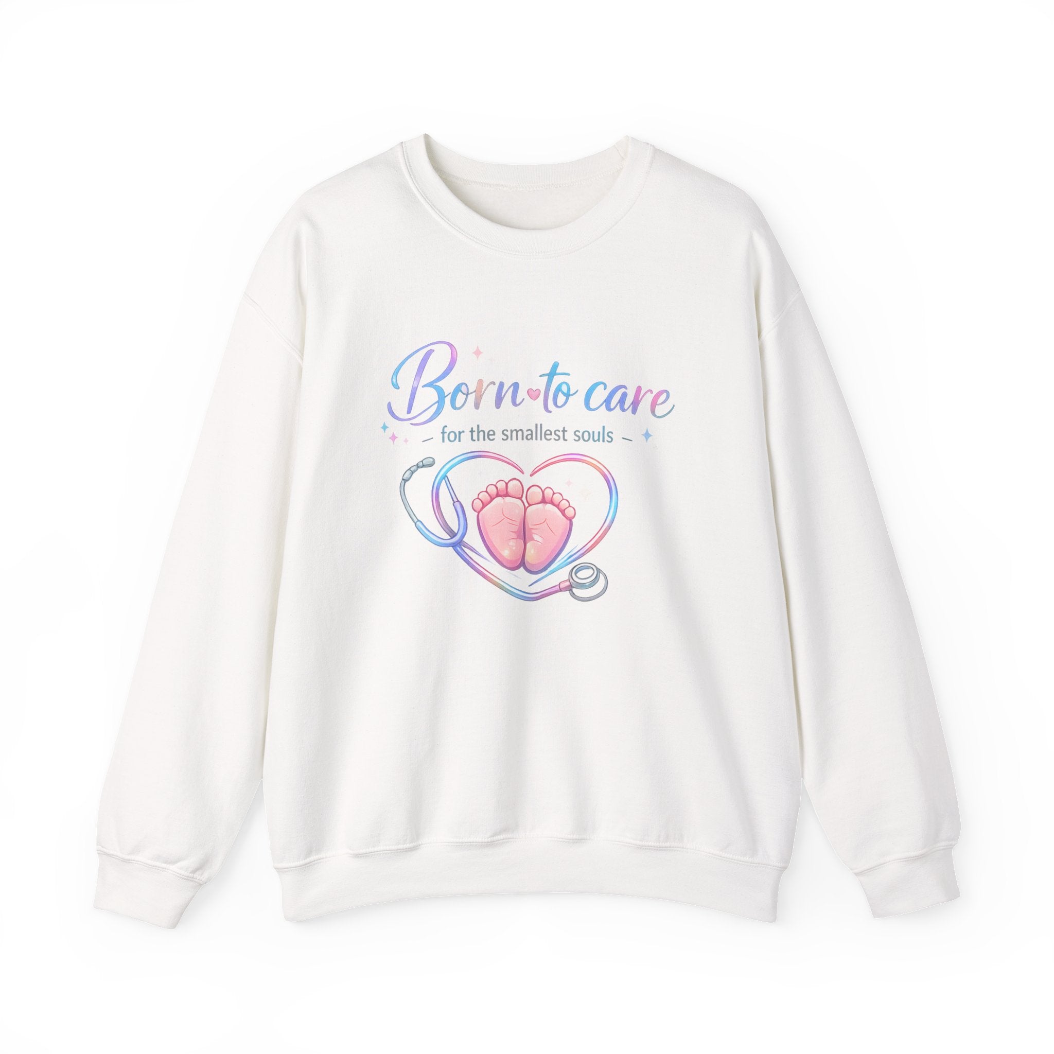 Born to Care for the Smallest Souls Crewneck Sweatshirt