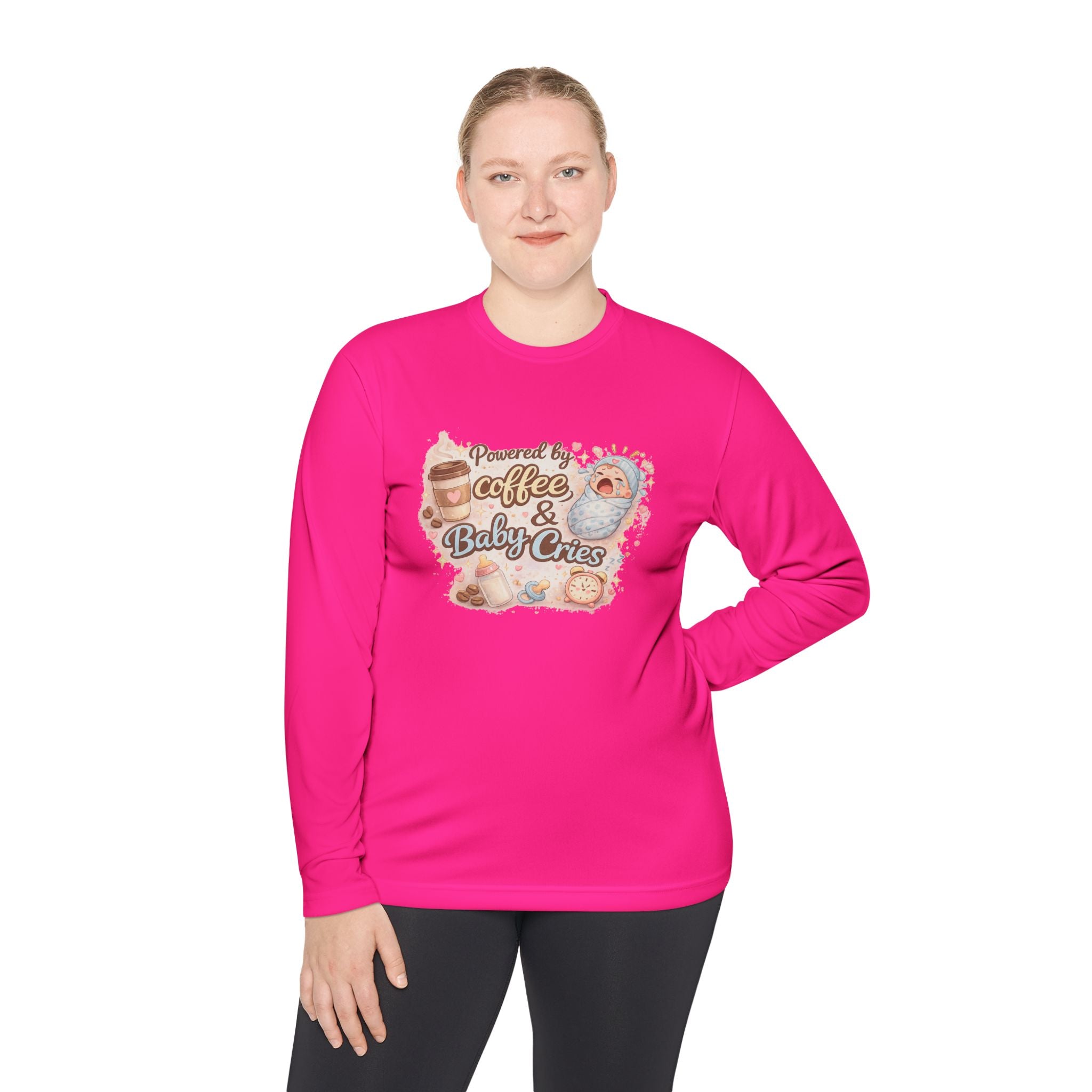 Powered by Coffee & Baby Cries – Long Sleeve