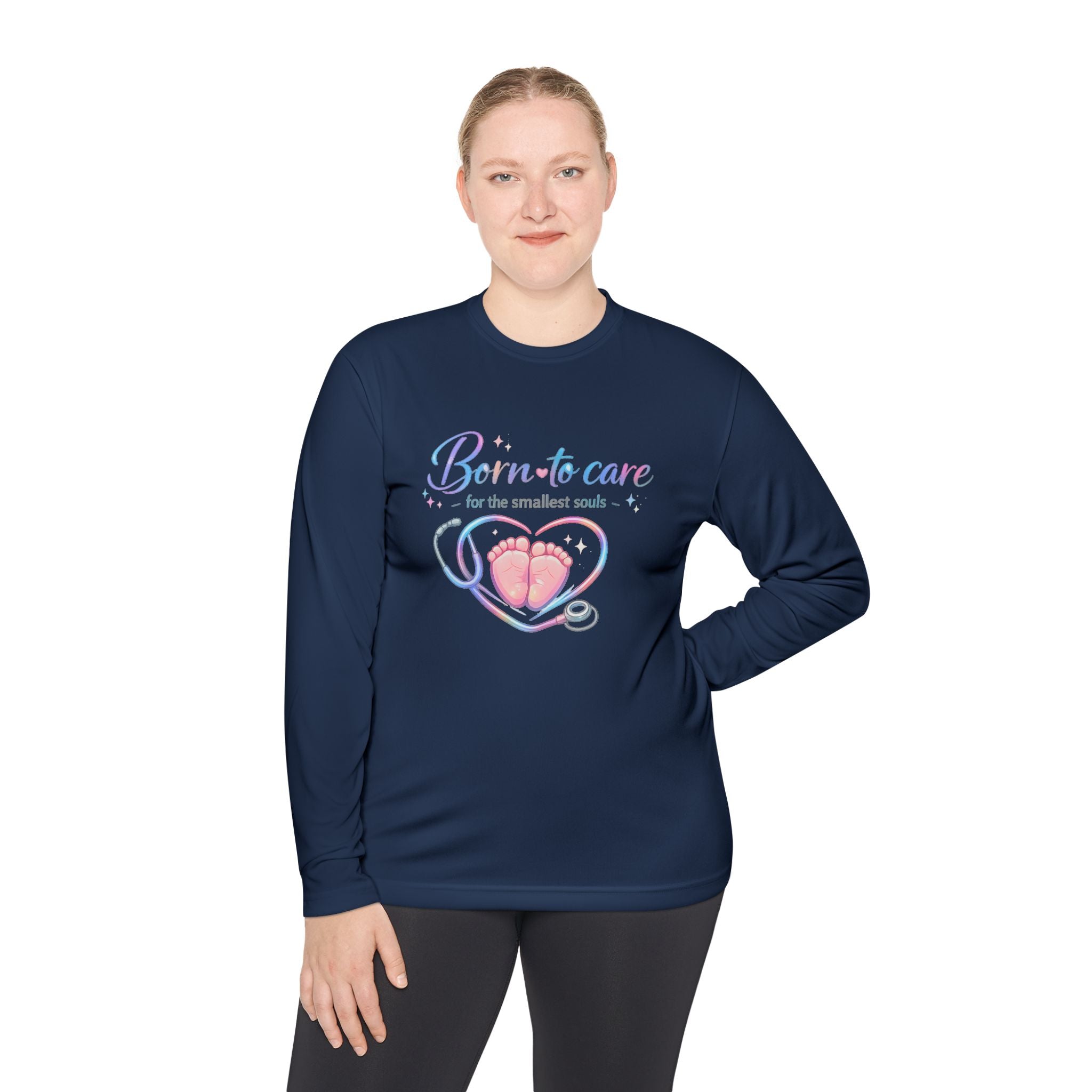 Born to Care for the Smallest Souls - Lightweight Long Sleeve Tee