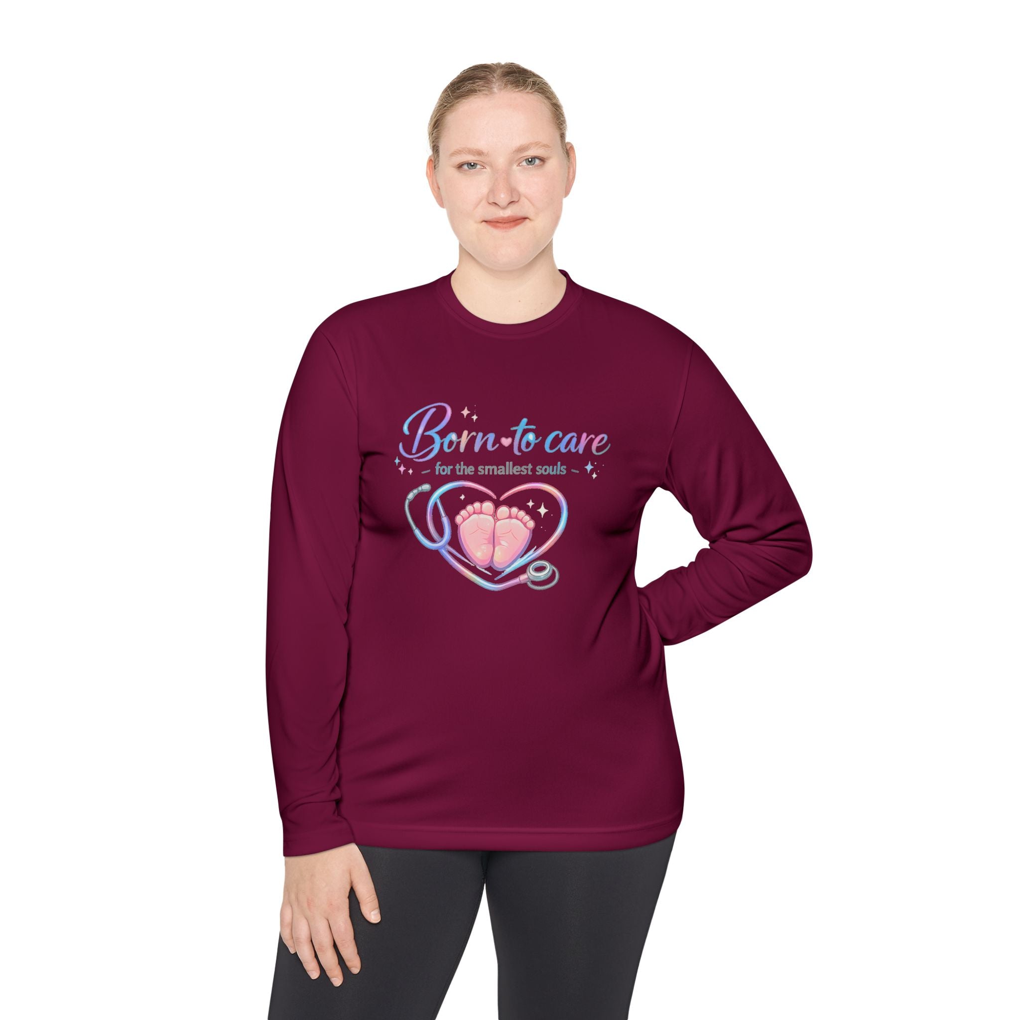 Born to Care for the Smallest Souls - Lightweight Long Sleeve Tee