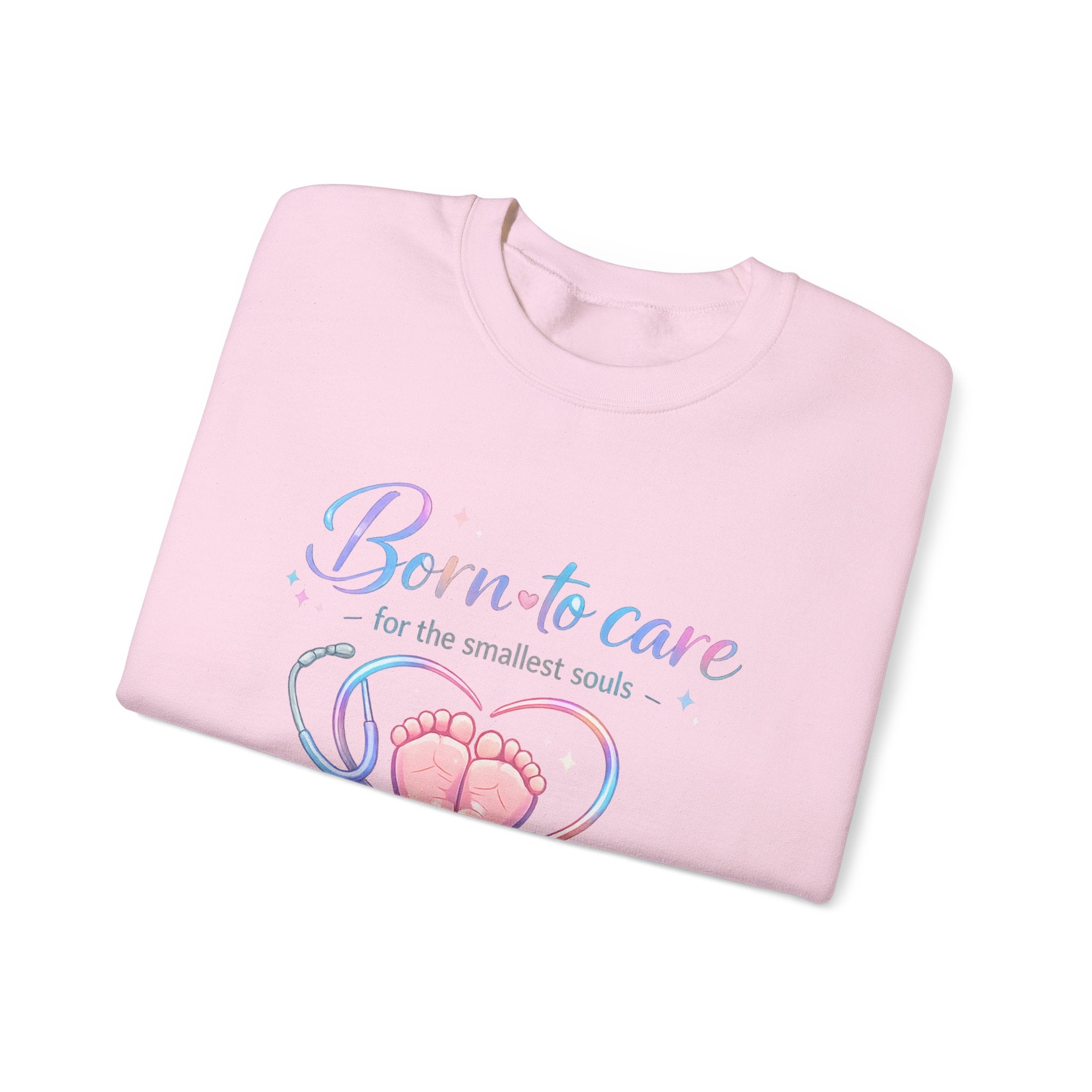Born to Care for the Smallest Souls Crewneck Sweatshirt