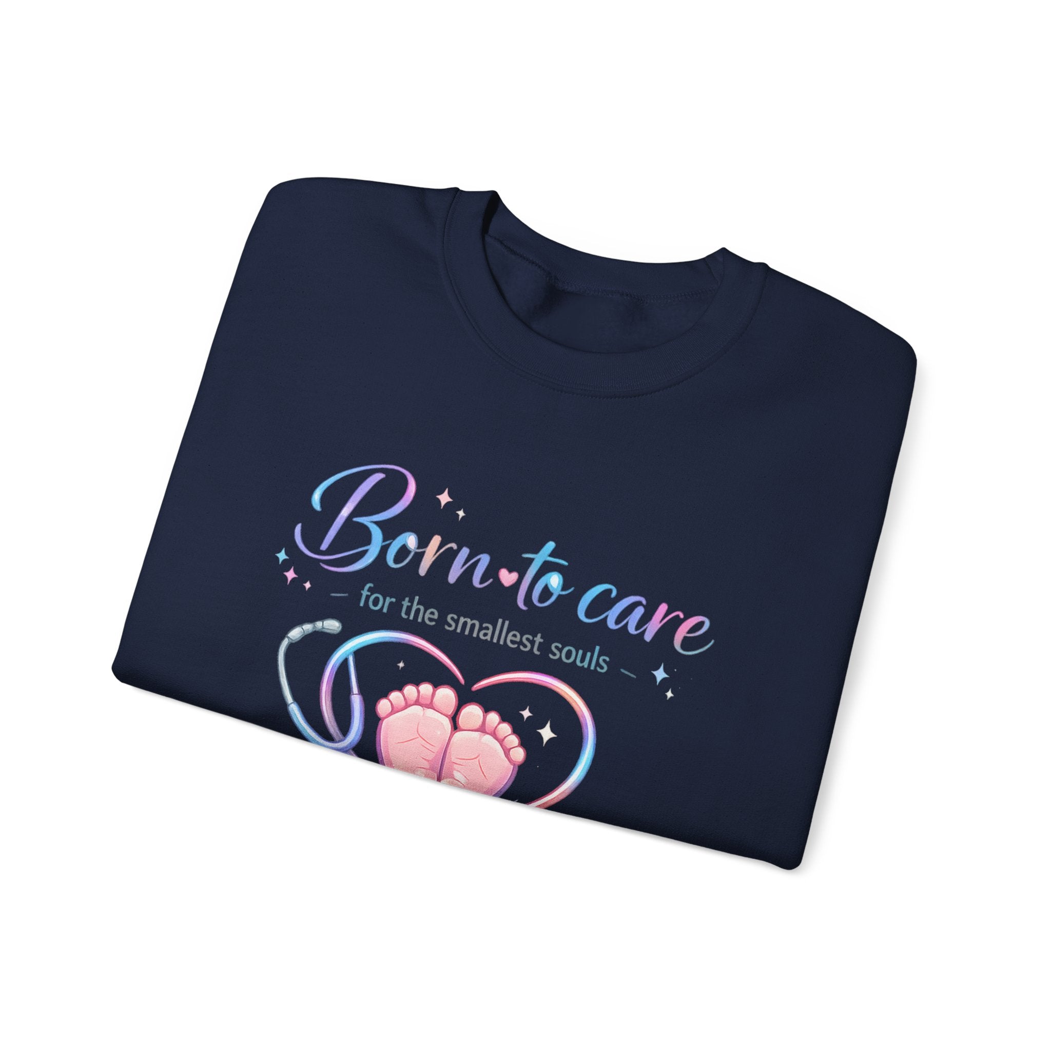 Born to Care for the Smallest Souls Crewneck Sweatshirt