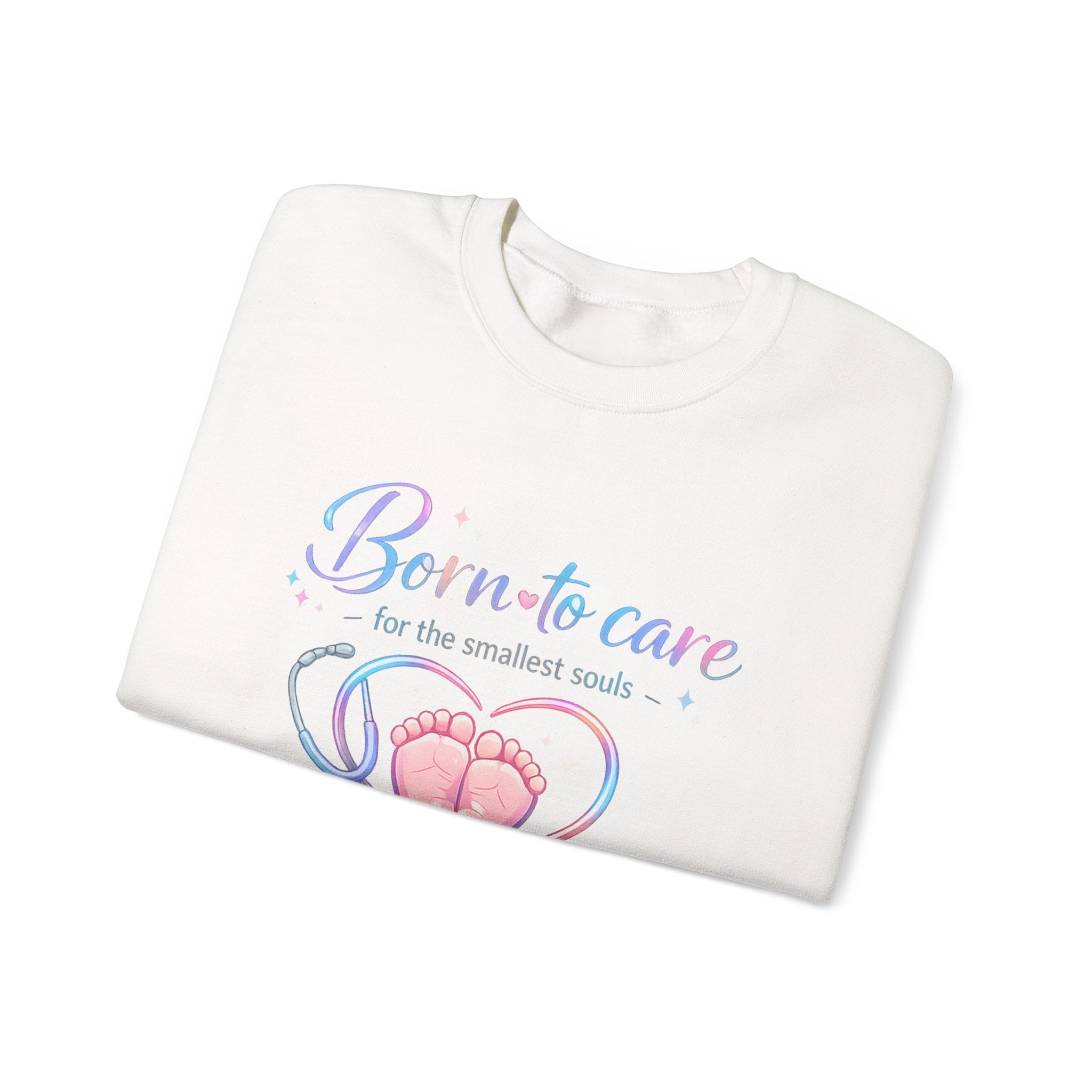 Born to Care for the Smallest Souls Crewneck Sweatshirt