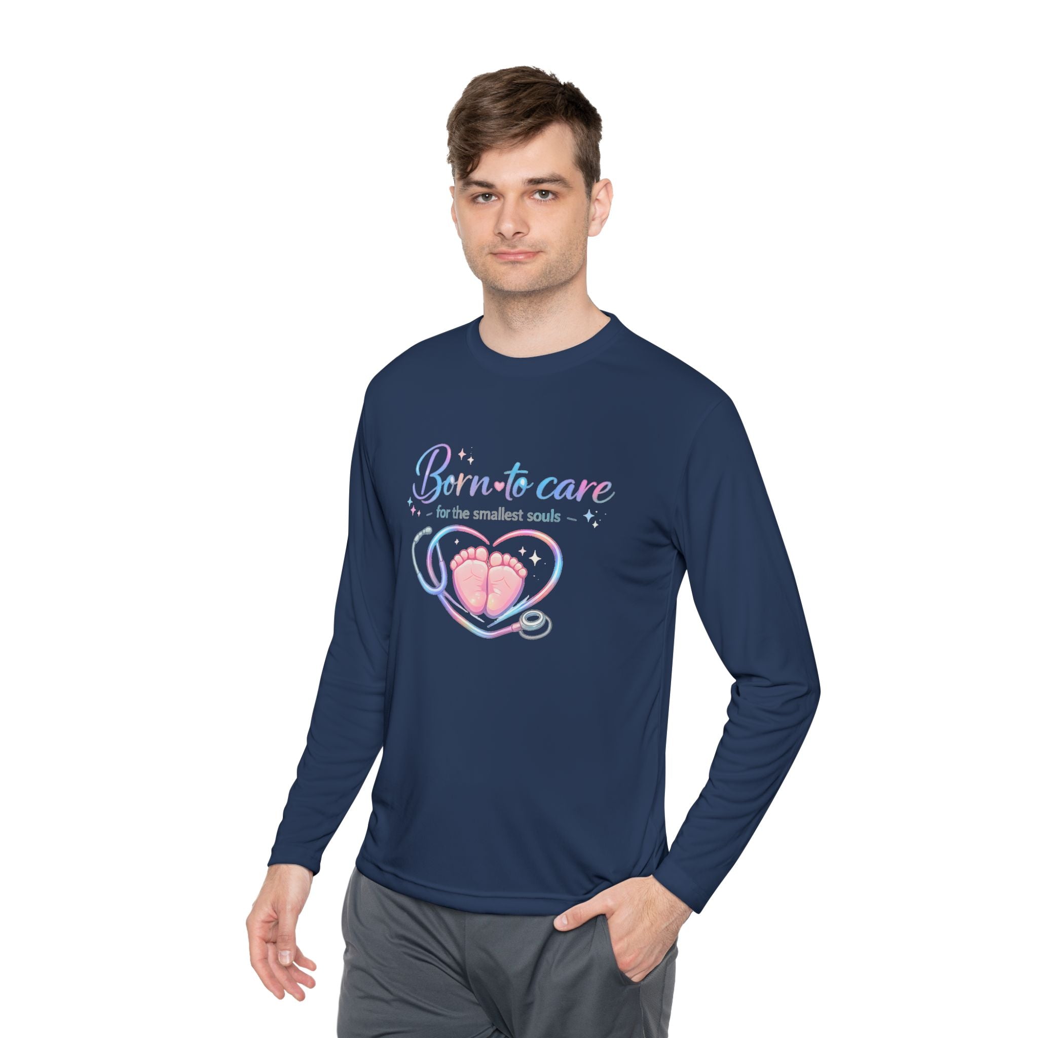 Born to Care for the Smallest Souls - Lightweight Long Sleeve Tee