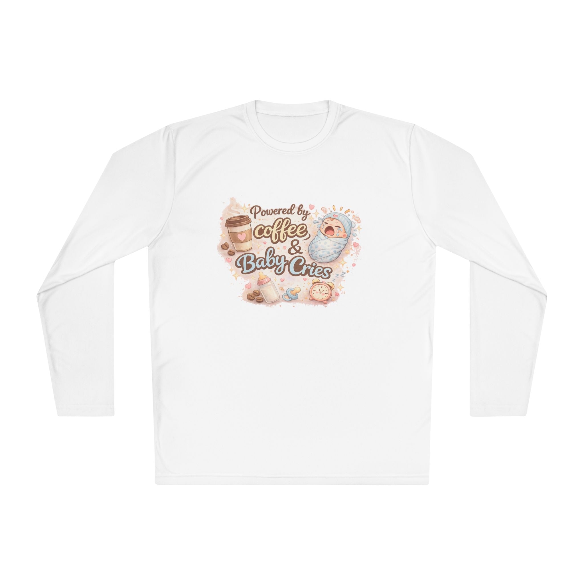 Powered by Coffee & Baby Cries – Long Sleeve