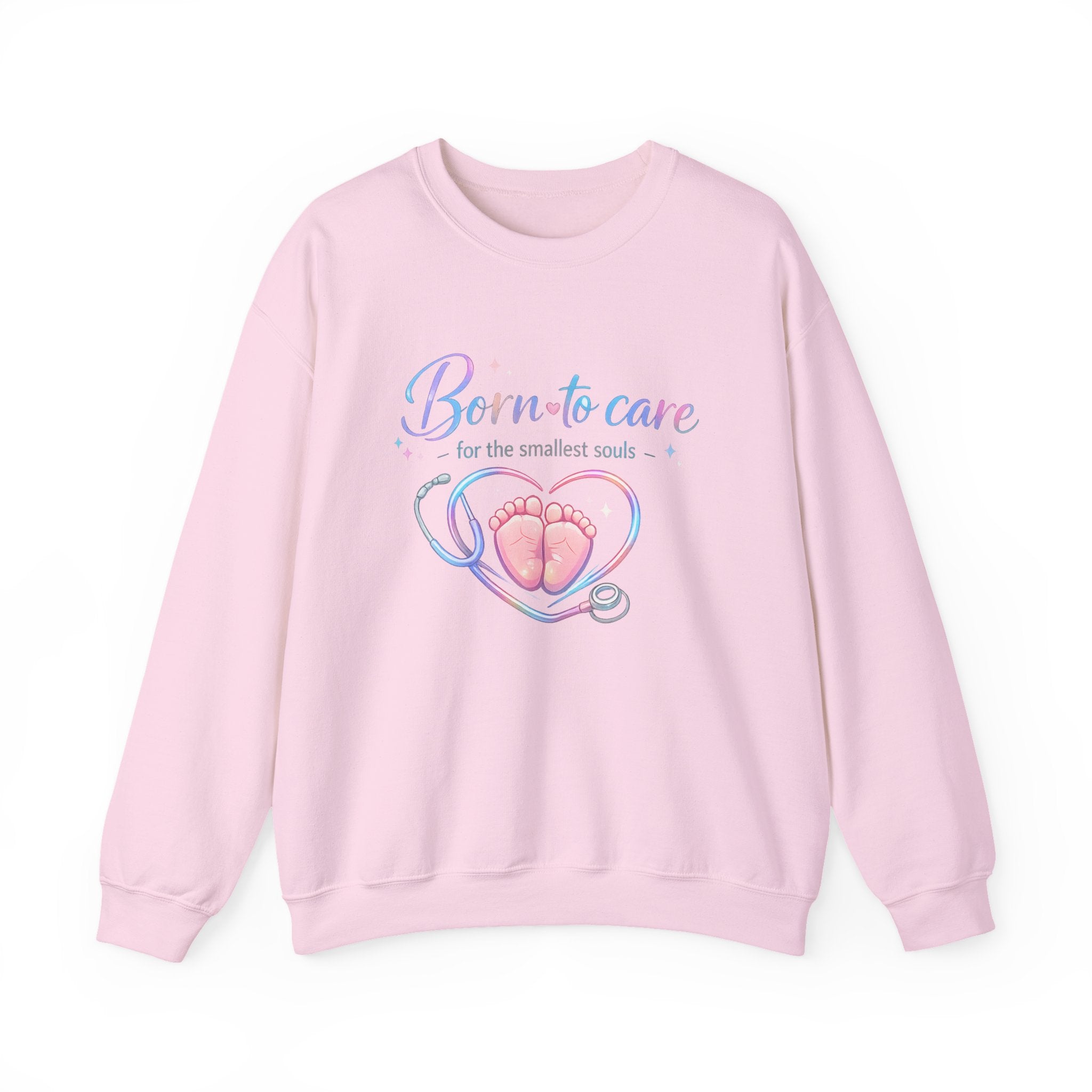 Born to Care for the Smallest Souls Crewneck Sweatshirt