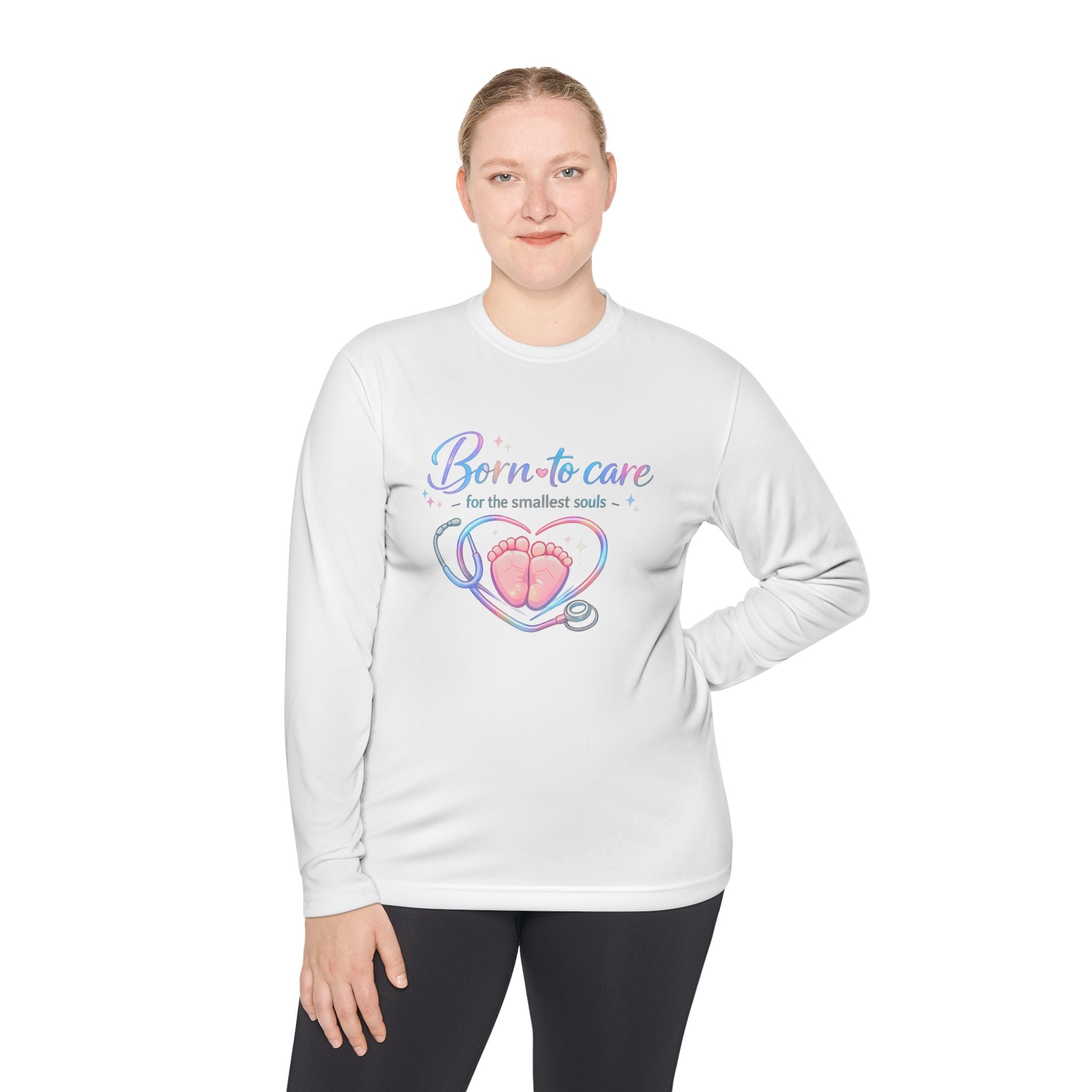 Born to Care for the Smallest Souls - Lightweight Long Sleeve Tee